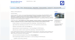 Desktop Screenshot of dbsecurities.pl